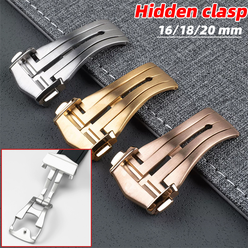For Omega Deployment Clasp Lea - Butterfly Clasp Deployant recensione e prezzo