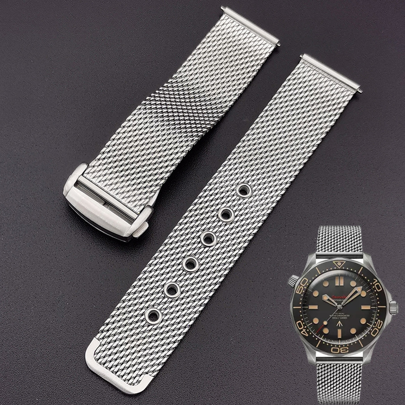 20mm 22mm solid Stainless Stee - Mesh Strap Metal recensione e prezzo