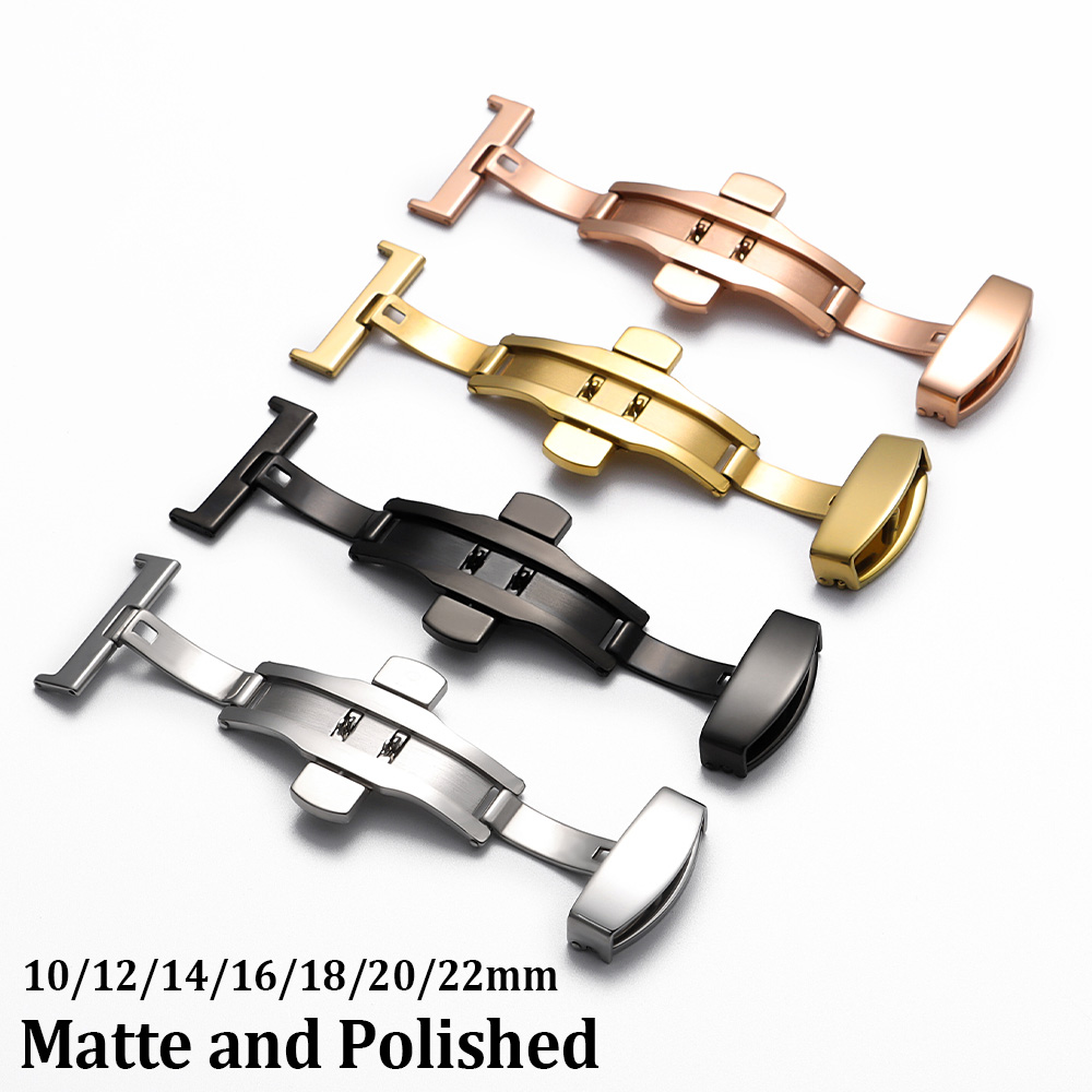 10/12/14/16/18/20/22mm Polishe - Butterfly Clasp Deployant recensione e prezzo