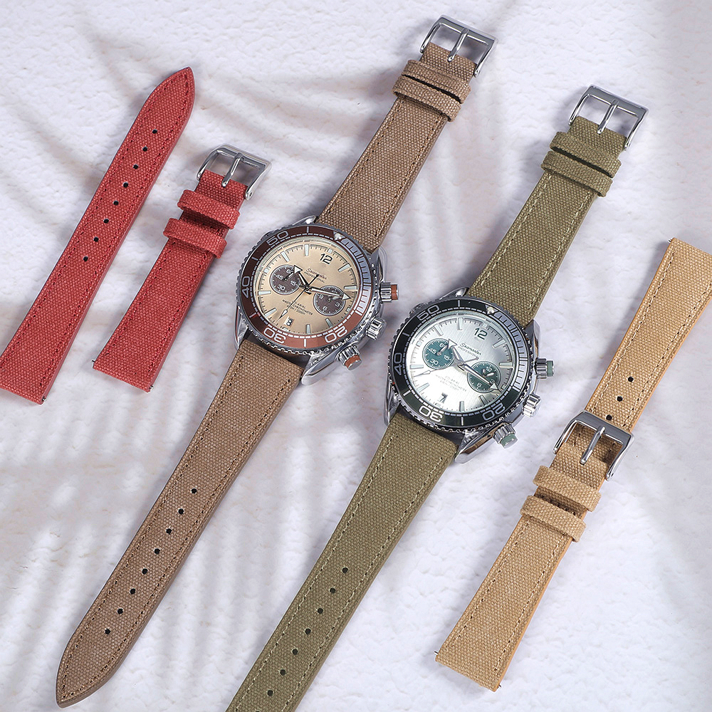 Handcrafted Slim Watch Strap 2 - Canvas Strap Watch recensione e prezzo