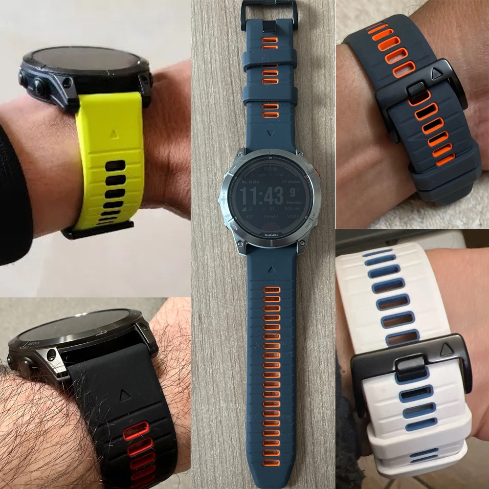 Outdoor Sports 22mm Silicone W - Silicone Watch Band 22Mm recensione e prezzo