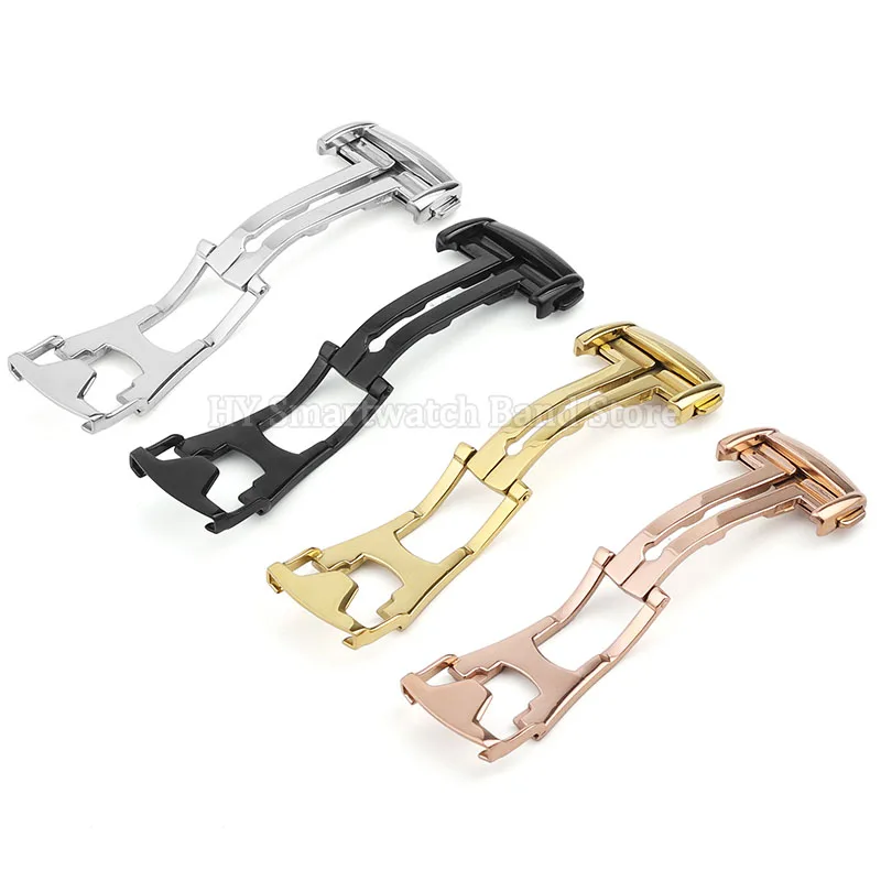 16mm 18mm 20mm Metal Watch Ban - Butterfly Clasp Deployant recensione e prezzo
