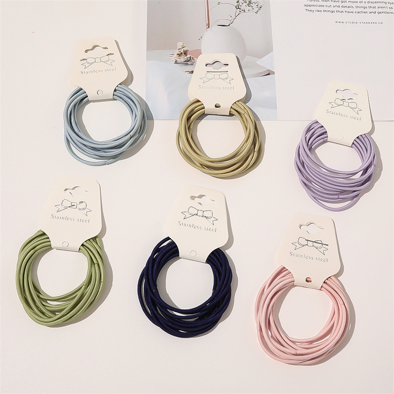 10PCS Women Girls Simple Basic - Silicone Band Women recensione e prezzo