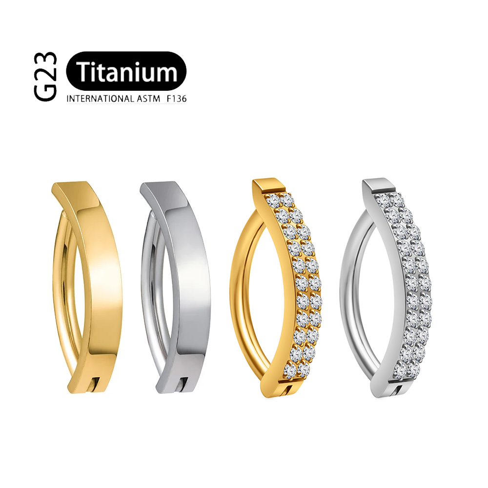 G23 Titanium Piercing 14G Doub - Curved Spring Bar recensione e prezzo