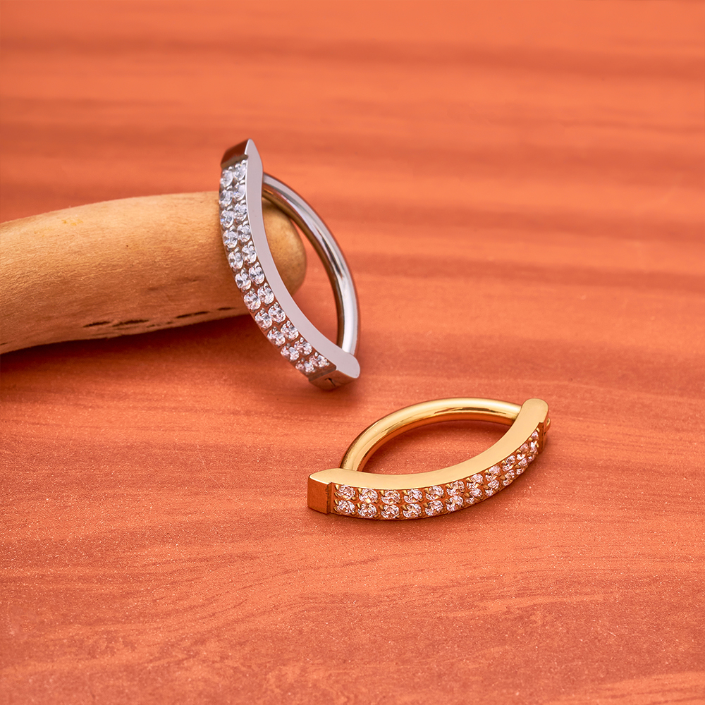 G23 Titanium Piercing 14G Doub - Curved Spring Bar recensione e prezzo