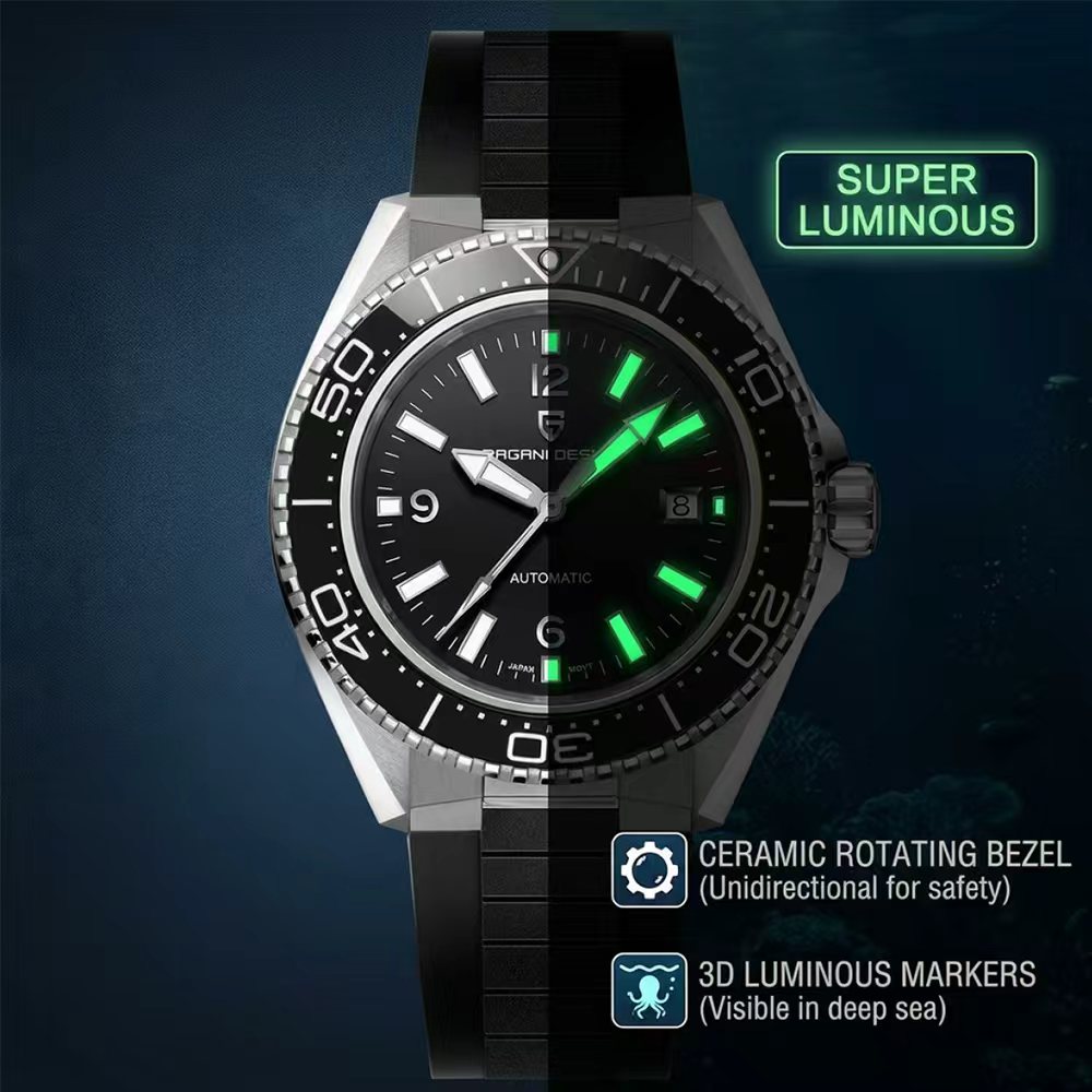 Pagani Design Luxury Men's Aut - Rubber Strap Diver recensione e prezzo