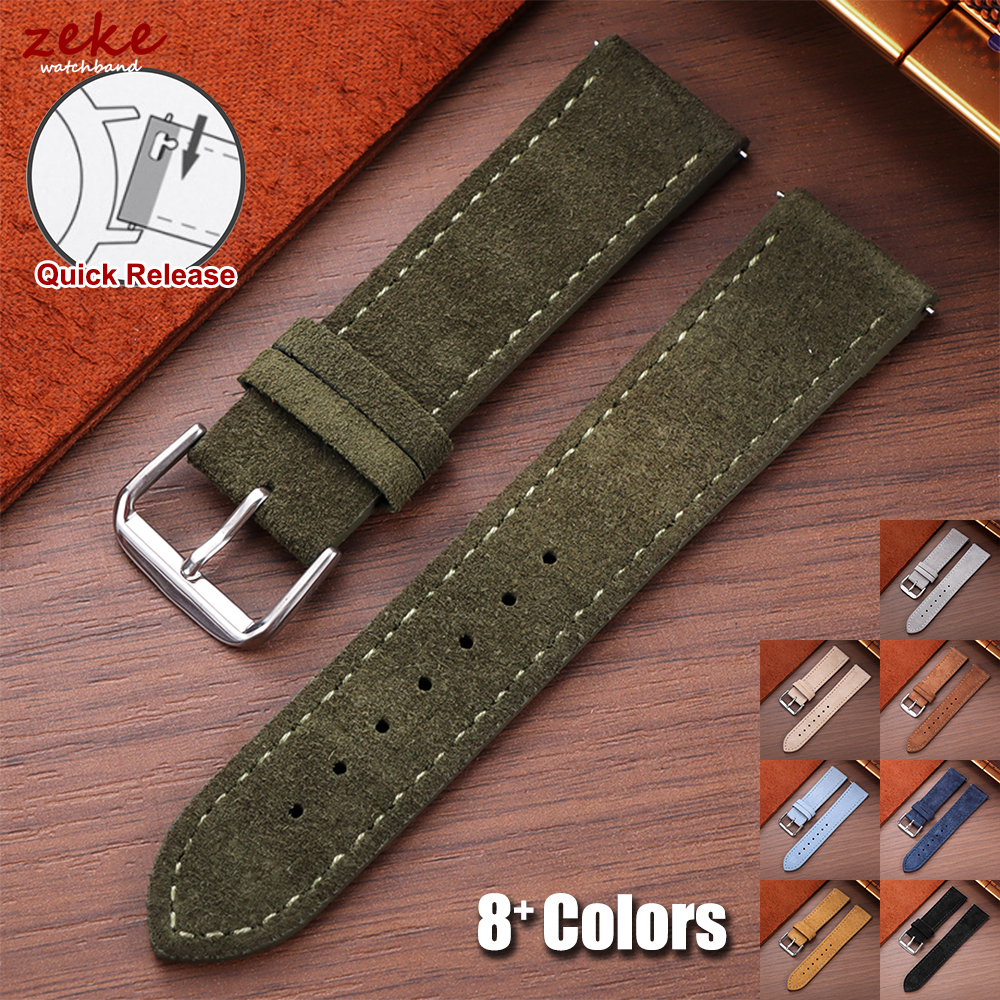 20mm Vintage Suede Cowhide Wat - Suede Strap Watch recensione e prezzo