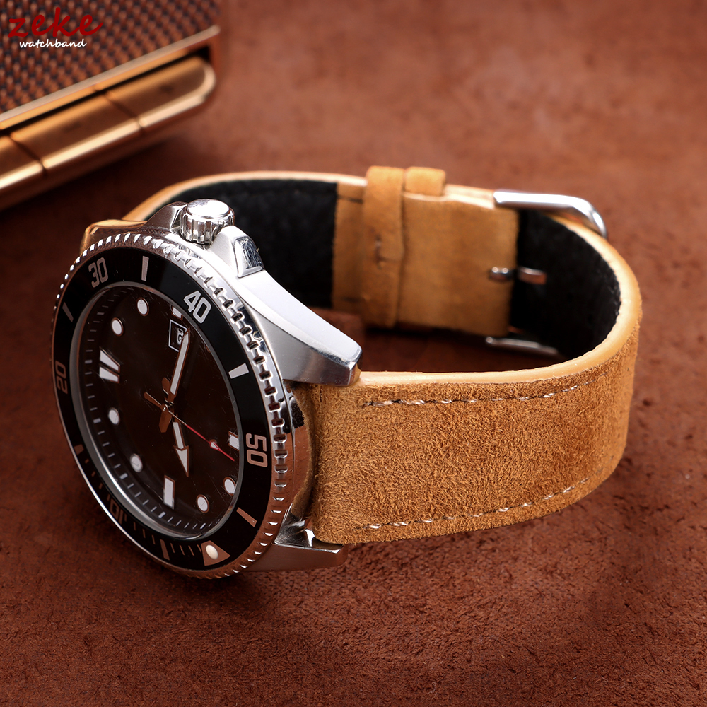 20mm Vintage Suede Cowhide Wat - Suede Strap Watch recensione e prezzo