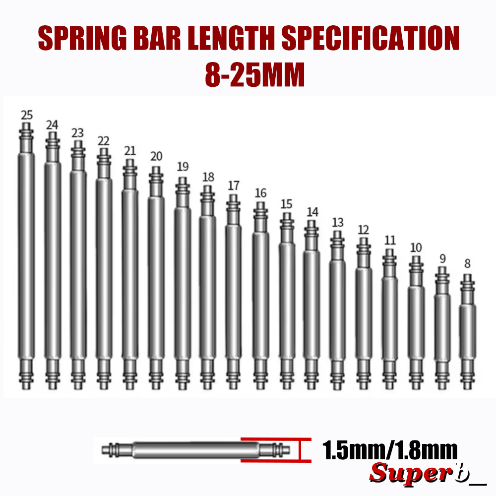 360pcs Dia 1.3mm/1.5mm/1.8mm S - Spring Bar Tool Set recensione e prezzo