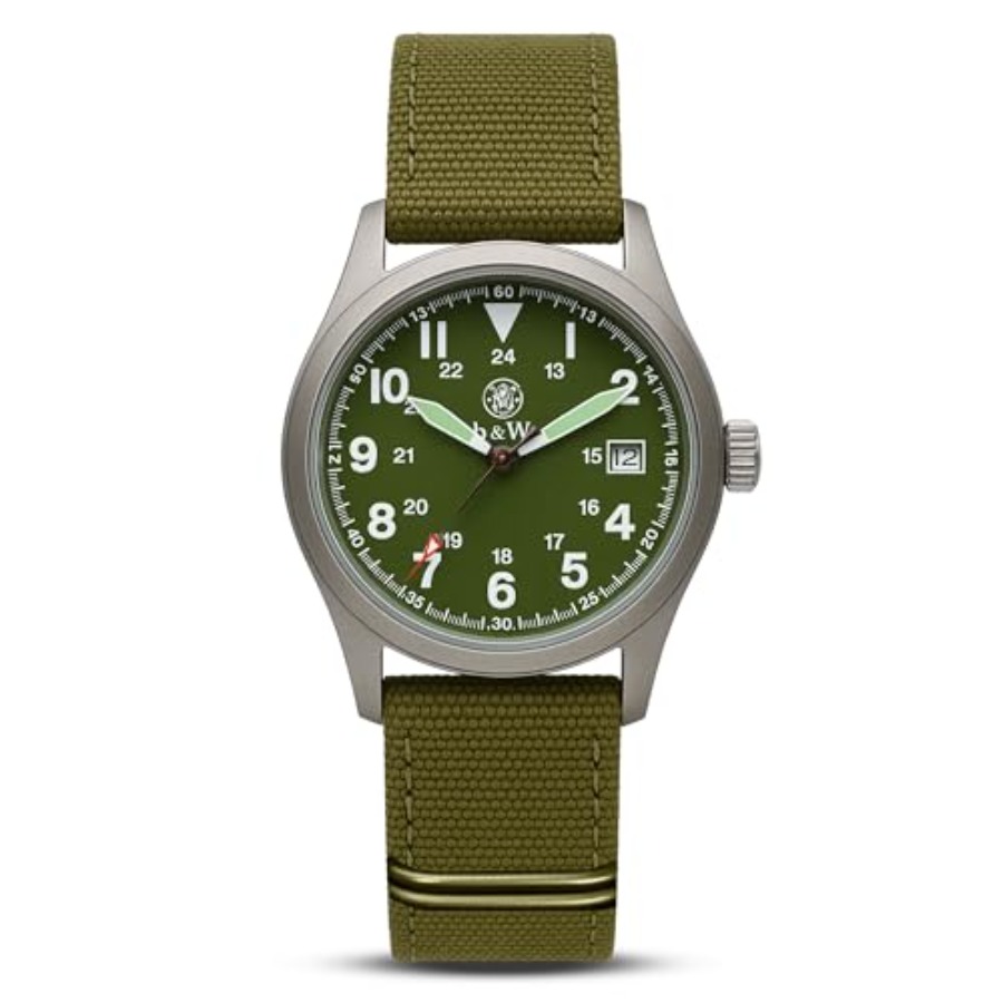 Men's Military Watch, 3 Interc - Canvas Strap Watch recensione e prezzo