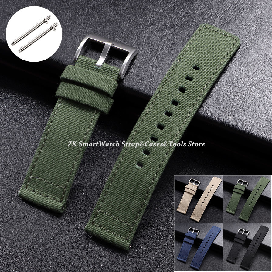 Nylon Watch Strap 20mm 22mm fo - Canvas Strap Watch recensione e prezzo