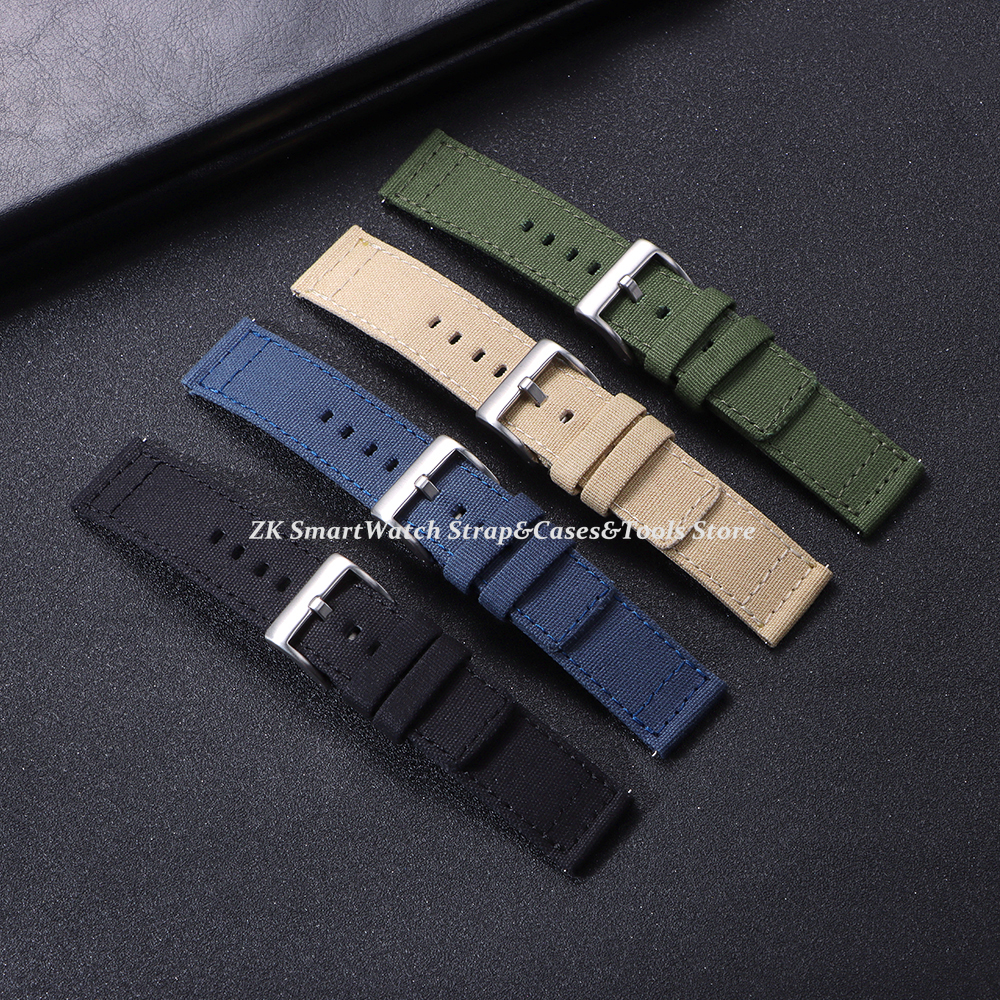 Nylon Watch Strap 20mm 22mm fo - Canvas Strap Watch recensione e prezzo