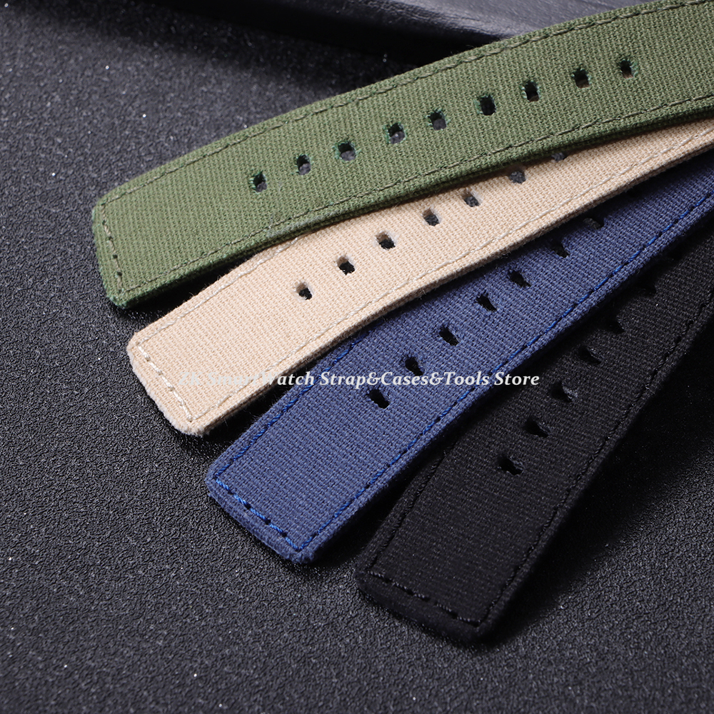 Nylon Watch Strap 20mm 22mm fo - Canvas Strap Watch recensione e prezzo