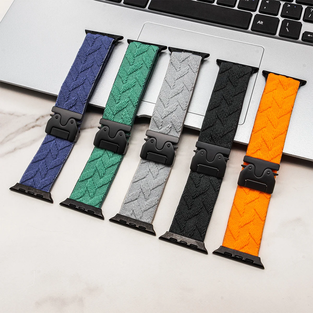 nylon strap for iwatch 10 9 8  - Parachute Strap Elastic recensione e prezzo