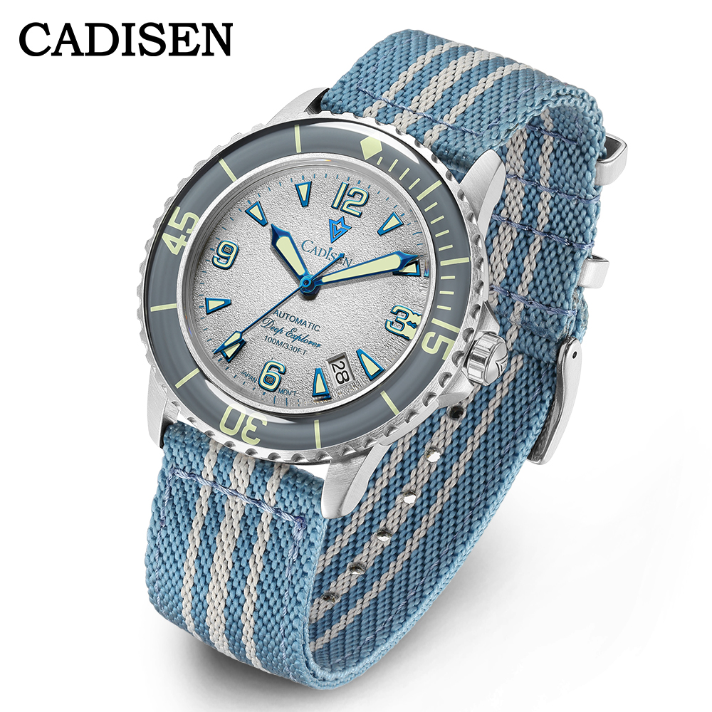 CADISEN Deep Explorer MIYOTA 8 - Canvas Strap Watch recensione e prezzo