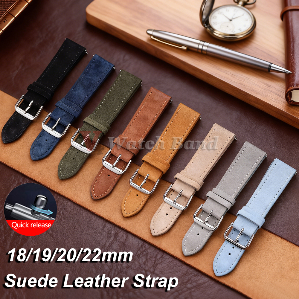 18/19/20/22mm Watch Band Genui - Suede Strap Watch recensione e prezzo
