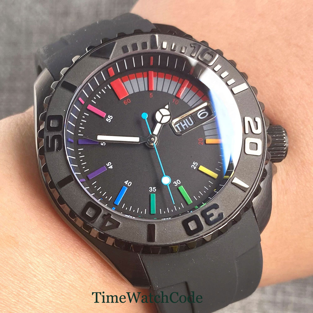 Tandorio 41mm 20ATM Diver Auto - Rubber Strap Diver recensione e prezzo