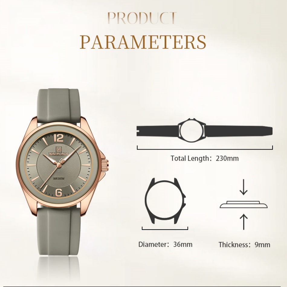 New Style NAVIFORCE Women's Wa - Silicone Band Women recensione e prezzo