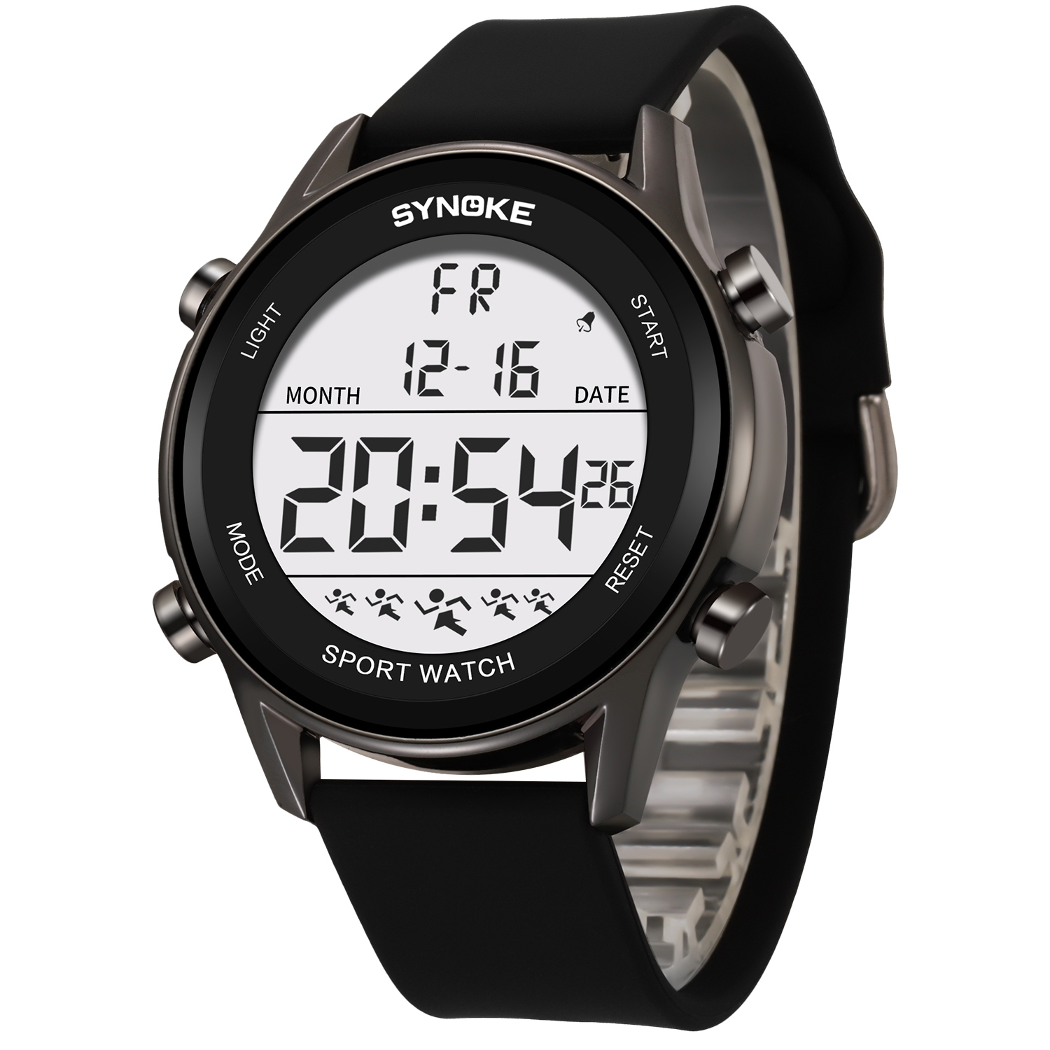 Digital Watches For Men Waterp - Rubber Strap Diver recensione e prezzo