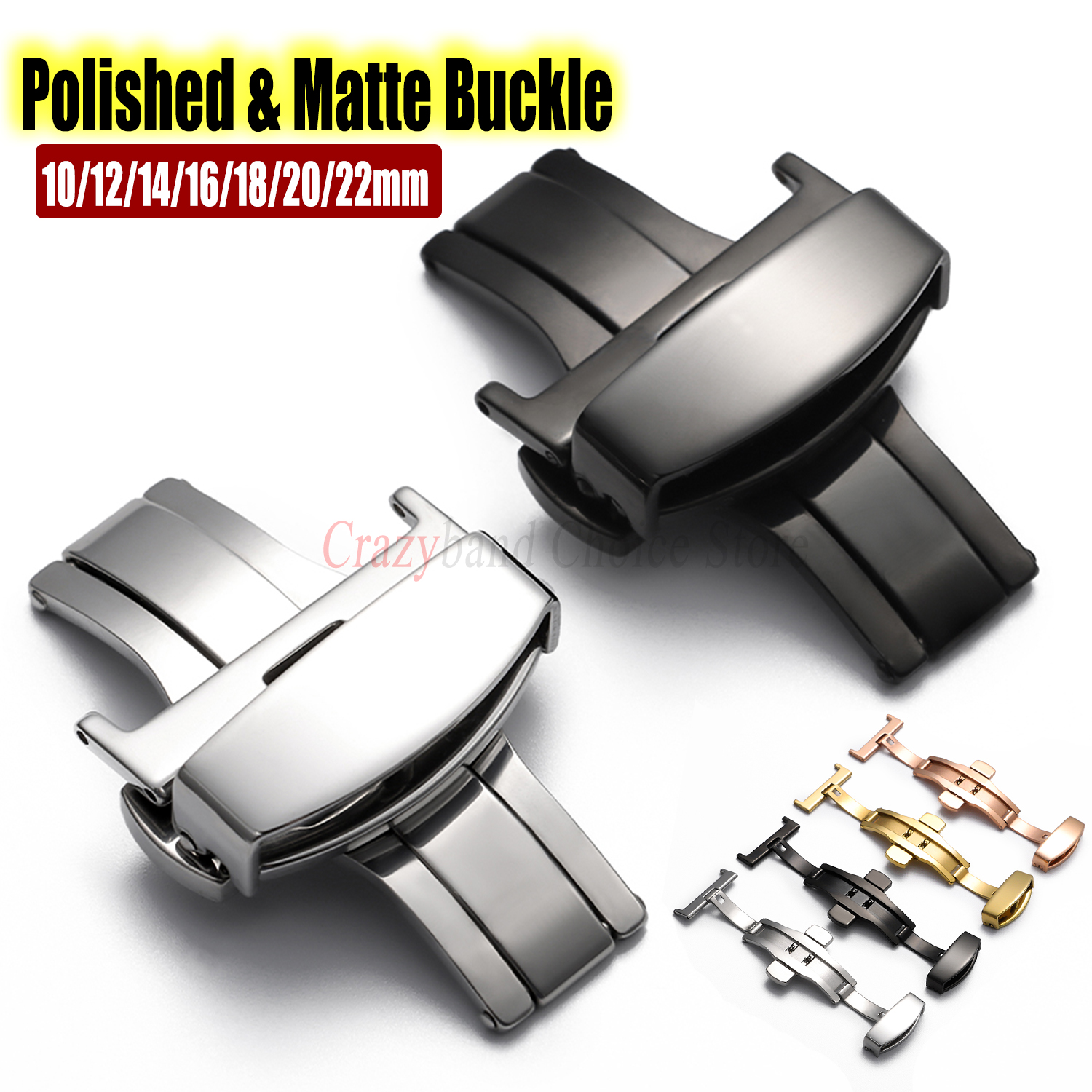 Stainless Steel Butterfly Buck - Butterfly Clasp Deployant recensione e prezzo