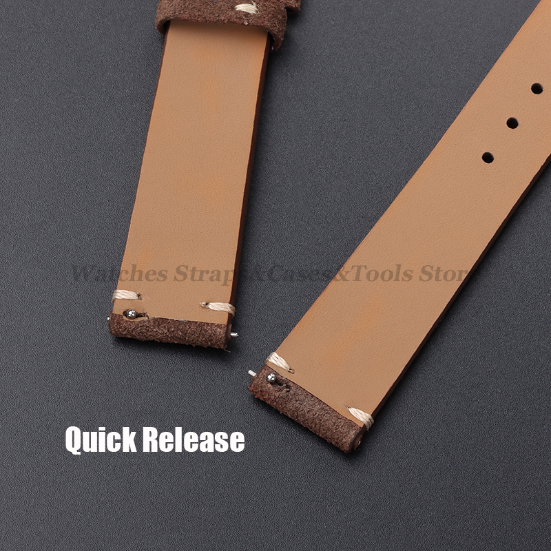 Vintage Genuine Suede Leather  - Suede Strap Watch recensione e prezzo