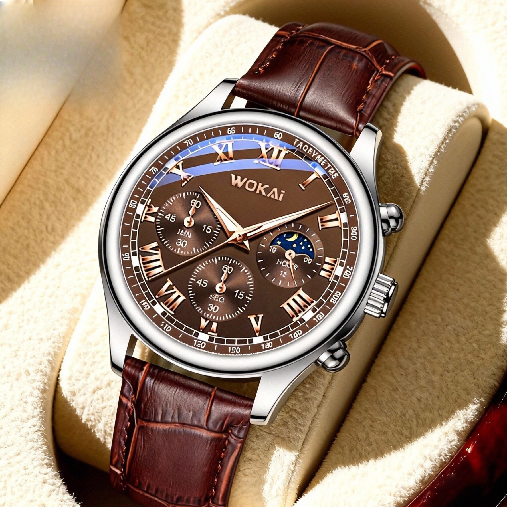 Luxury Men Business Watches Fa - Leather Watch Band Men recensione e prezzo