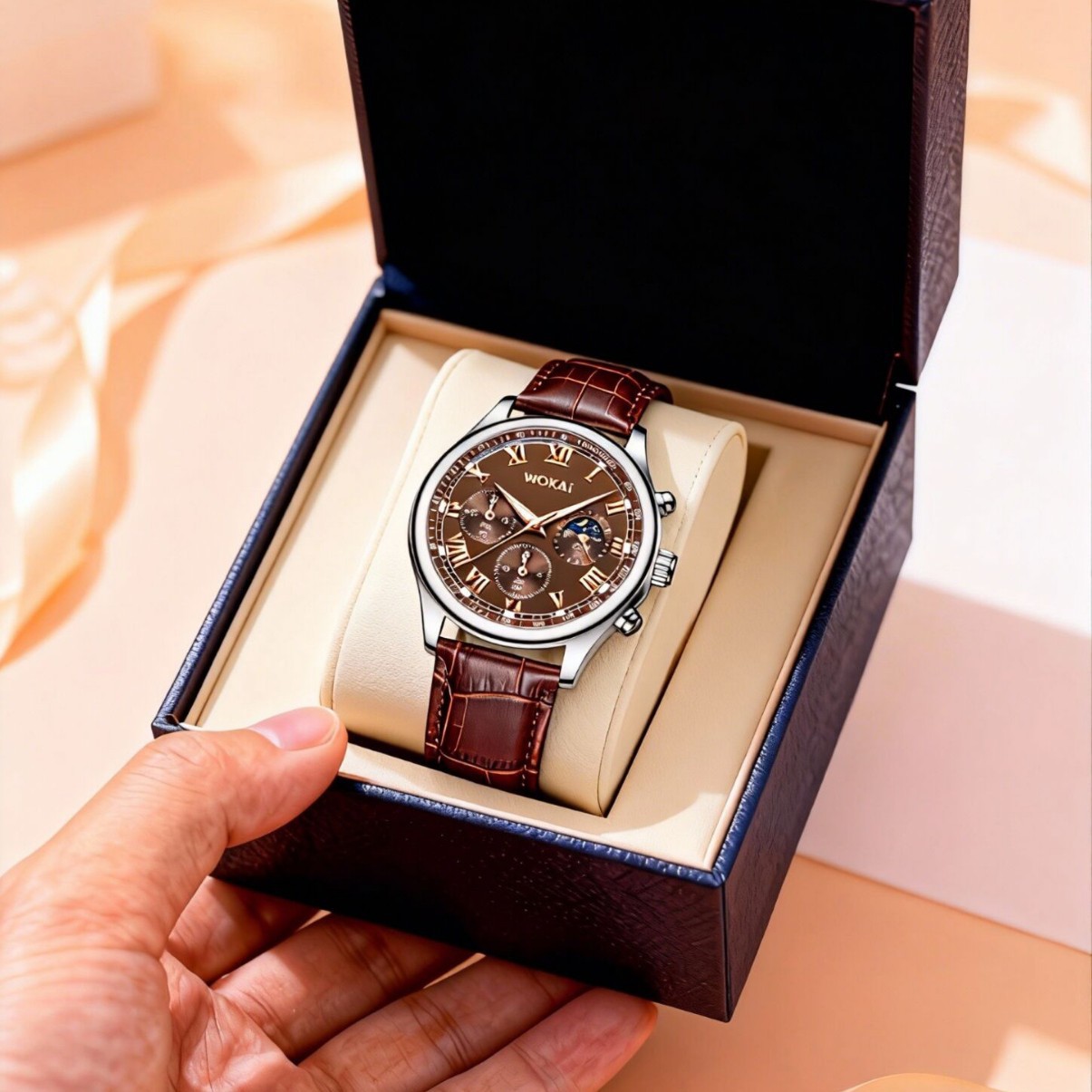 Luxury Men Business Watches Fa - Leather Watch Band Men recensione e prezzo