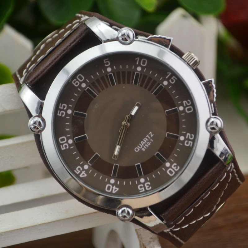 Fashion Brand Luxury Wristwatc - Leather Watch Band Men recensione e prezzo