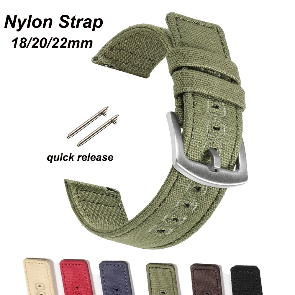 18mm 20mm Nylon Woven Canvas W - Perlon Strap Woven recensione e prezzo