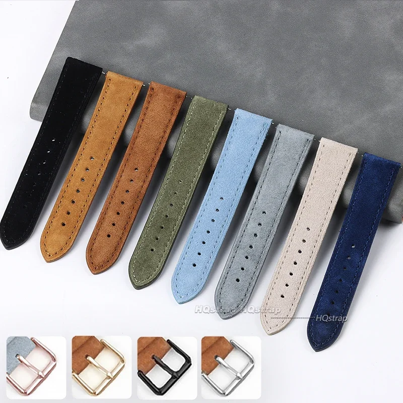 Suede Genuine Leather Watchban - Suede Strap Watch recensione e prezzo