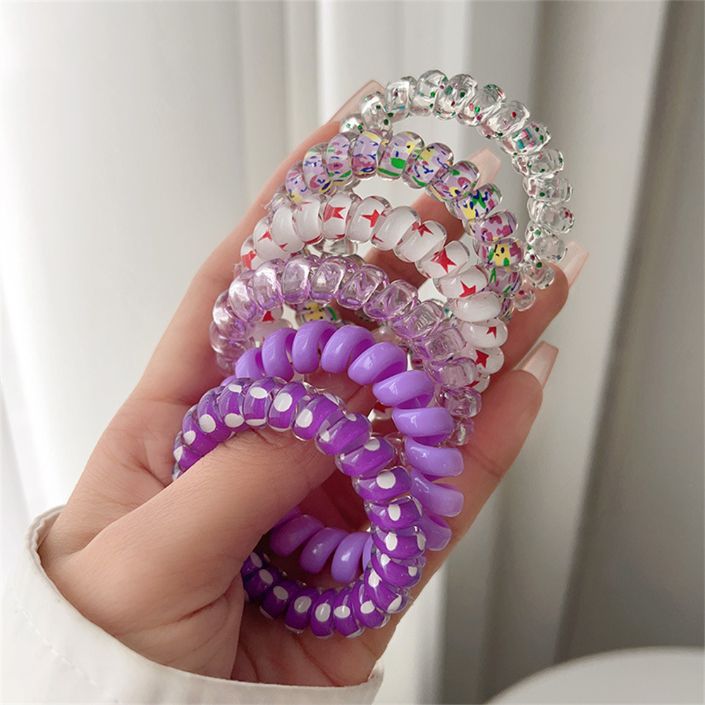 6pcs Sweet Cute Colorful Spira - Silicone Band Women recensione e prezzo