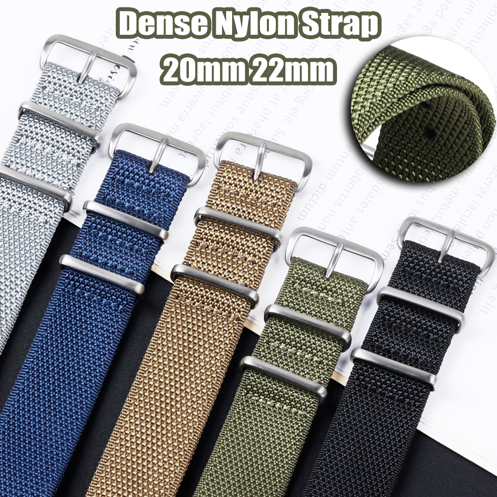 Dense Nylon Strap 20mm 22mm Wo - Perlon Strap Woven recensione e prezzo