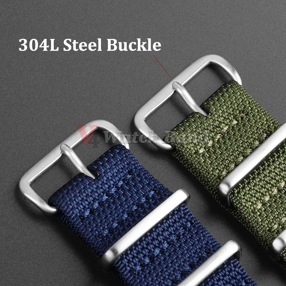 Dense Nylon Strap 20mm 22mm Wo - Perlon Strap Woven recensione e prezzo